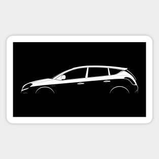 Lancia Delta (2008) Silhouette Magnet